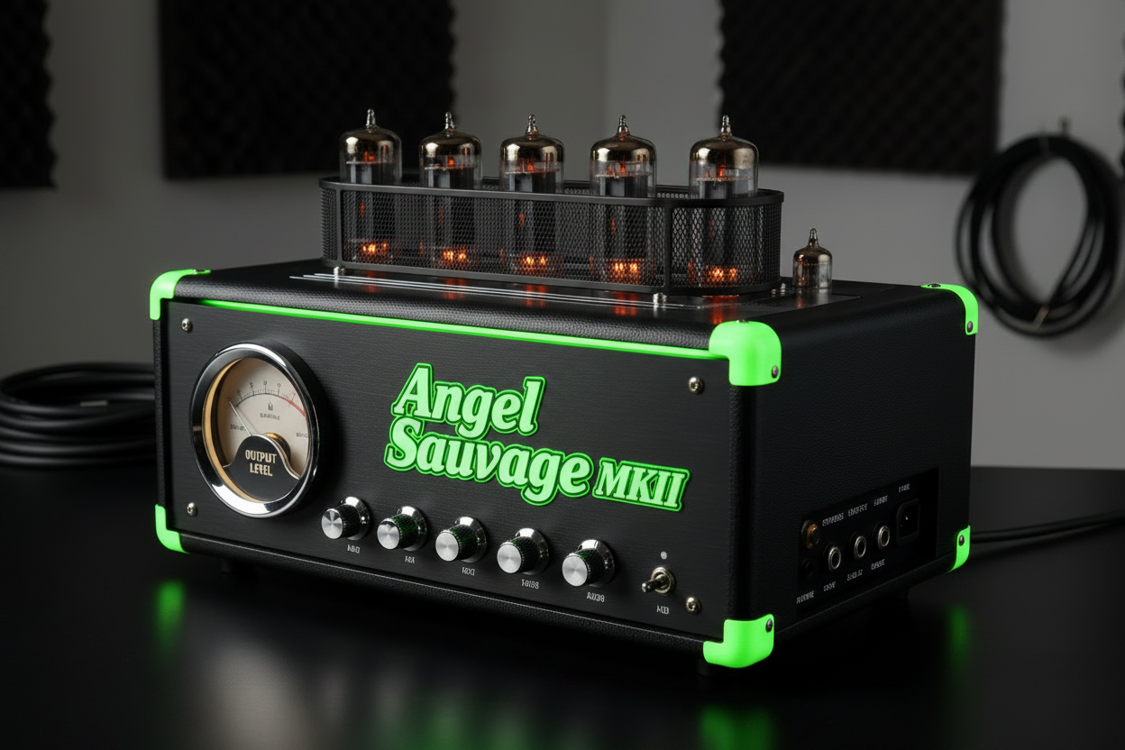 Angel Sauvage MKII Tube Amp Neon Green